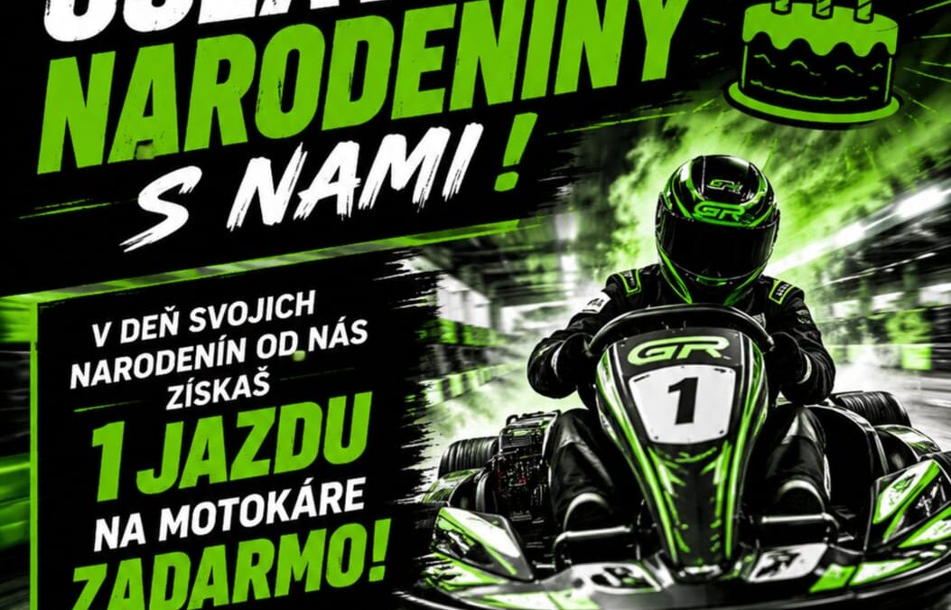 🥳 OSLÁV NARODENINY S NAMI!