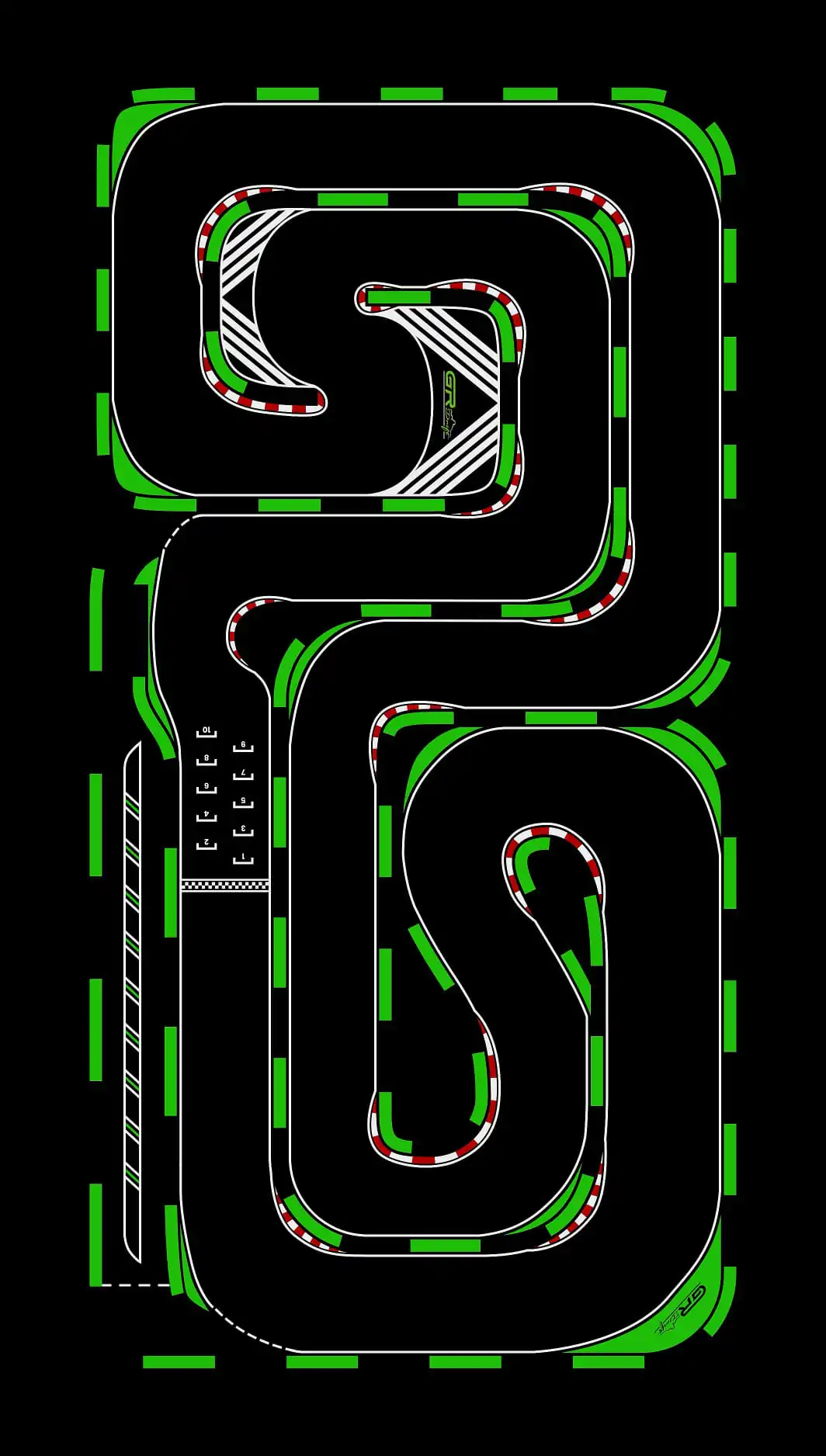 GRdrift trať GRdrift trať